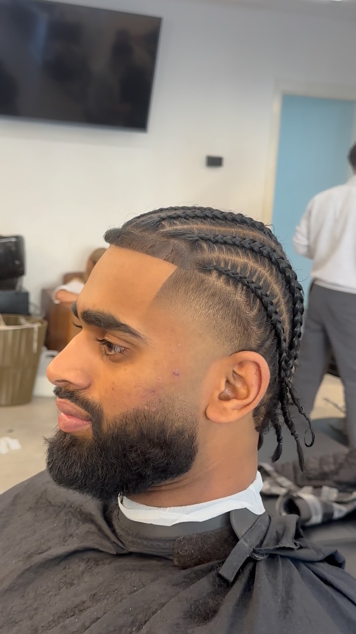 High taper and beard by Tate Cutz